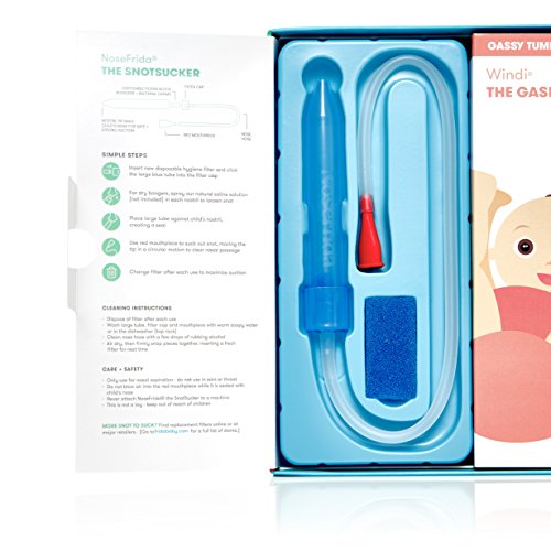 Baby Basics Kit by FridaBaby |Includes NoseFrida, NailFrida, Windi, DermaFrida + Silicone Carry Case